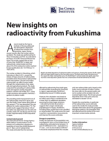 New insights on radioactivity from Fukushima